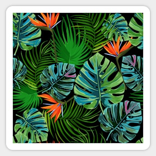Jungle Floral Pattern Sticker